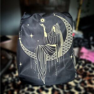 Elegant Black and Gold Women's Bag